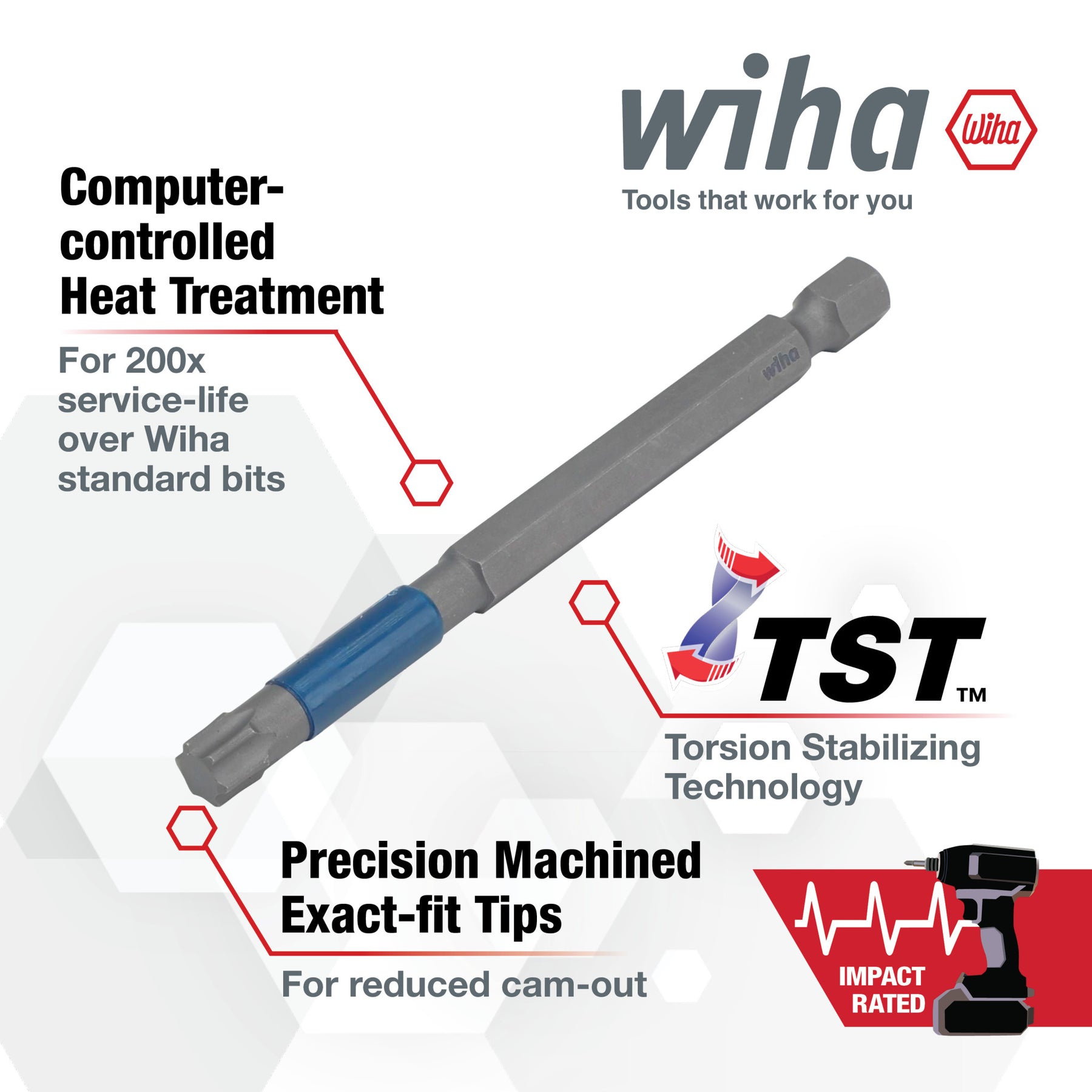 TerminatorBlue Impact Bit Torx® T40 – 3.5" Length - 2 Pack