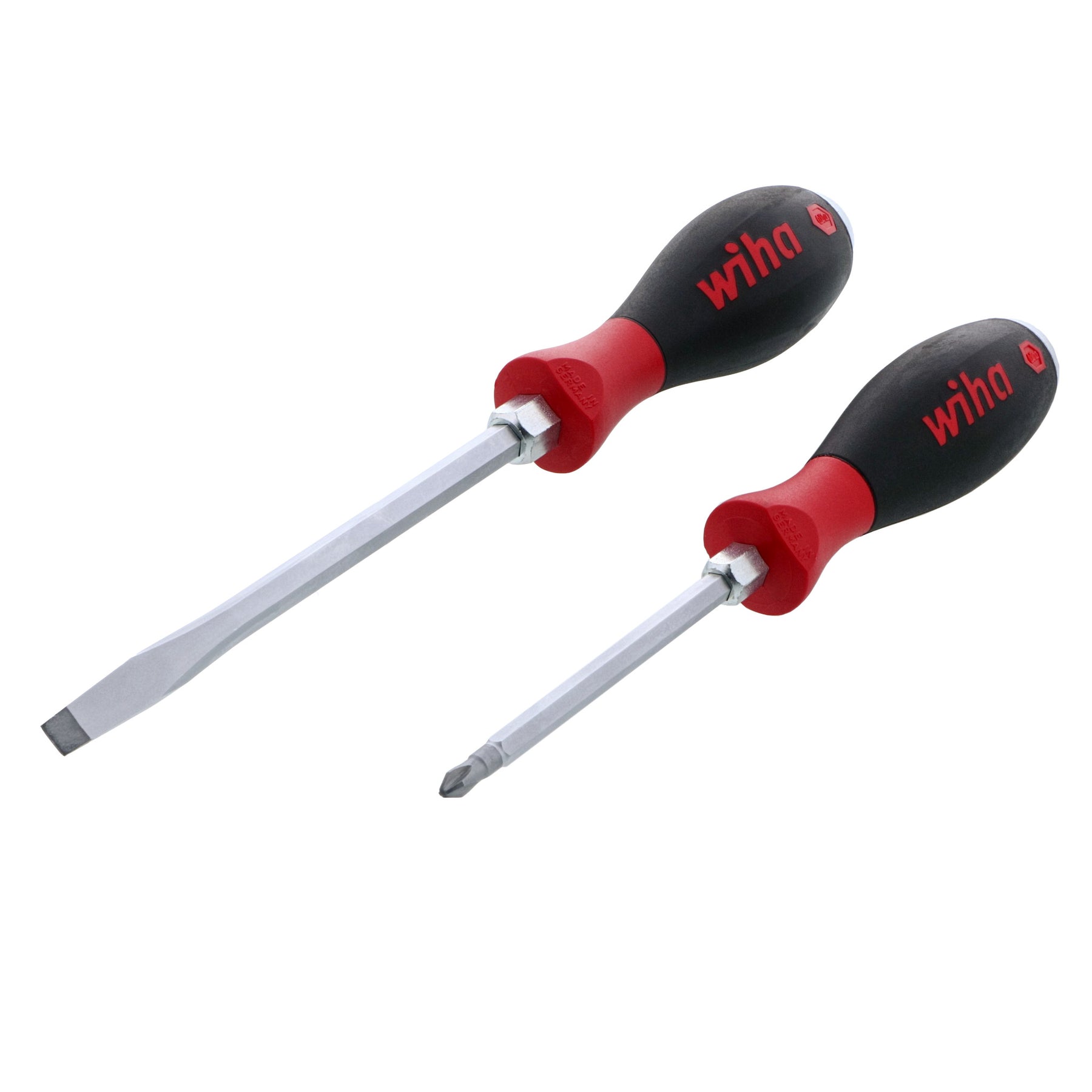 2 Piece SoftFinish XHeavy Duty Slotted and Phillips Screwdriver Set