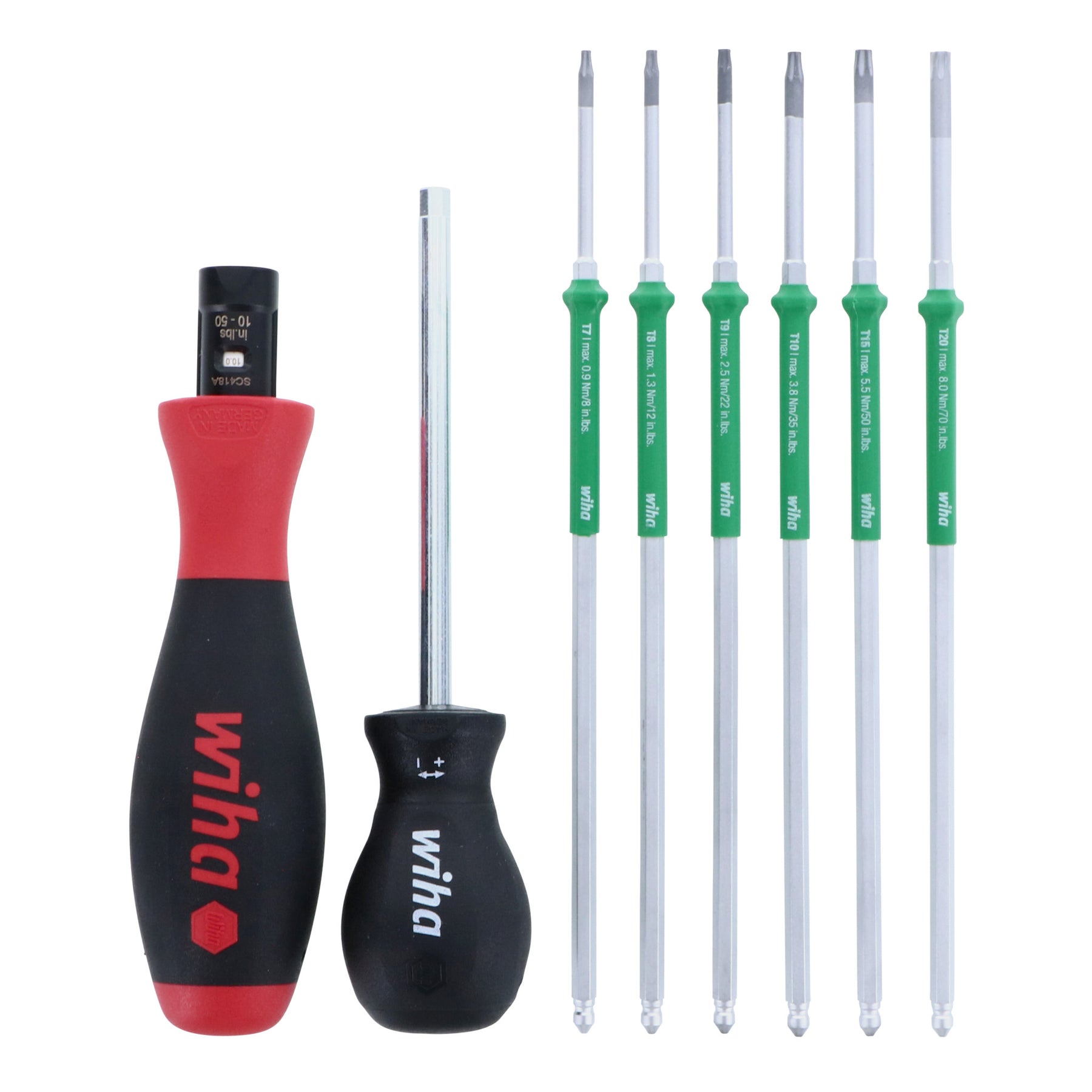 8 Piece TorqueControl Torx Blade Set