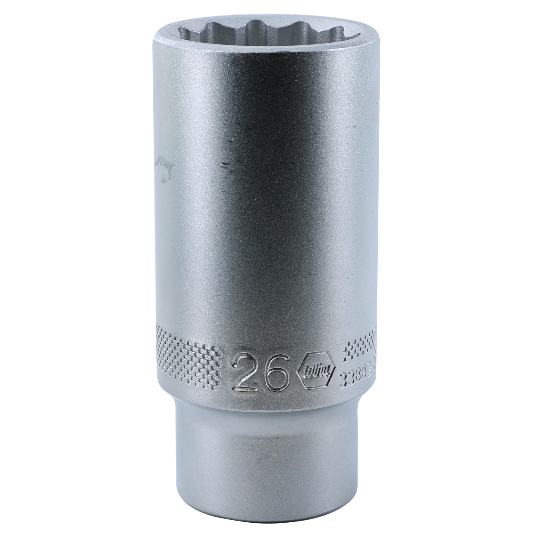 Wiha 33882 12 Point - 1/2" Drive Deep Socket 26.0mm