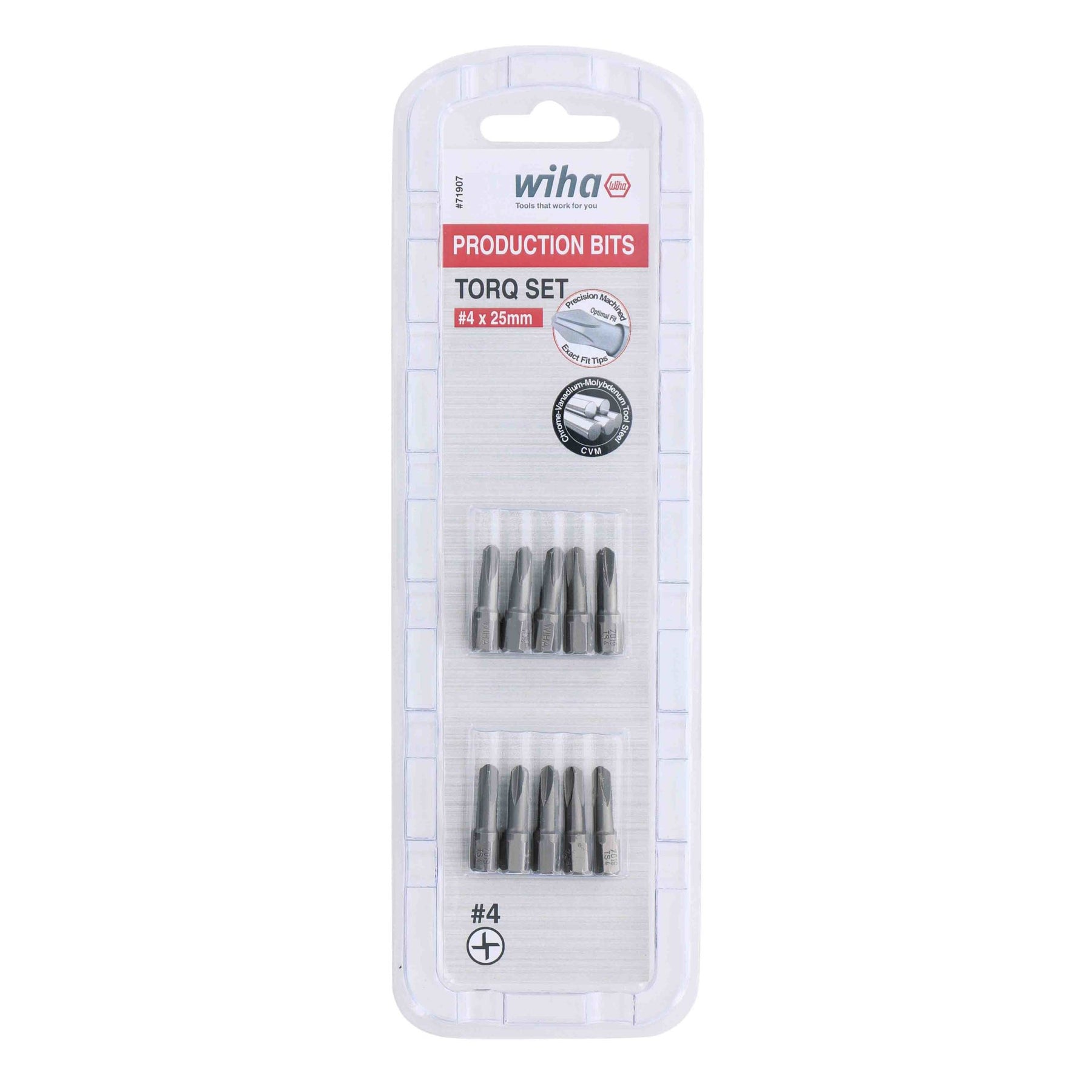 Torq-Set Bit #4 - 25mm - 10 Pack