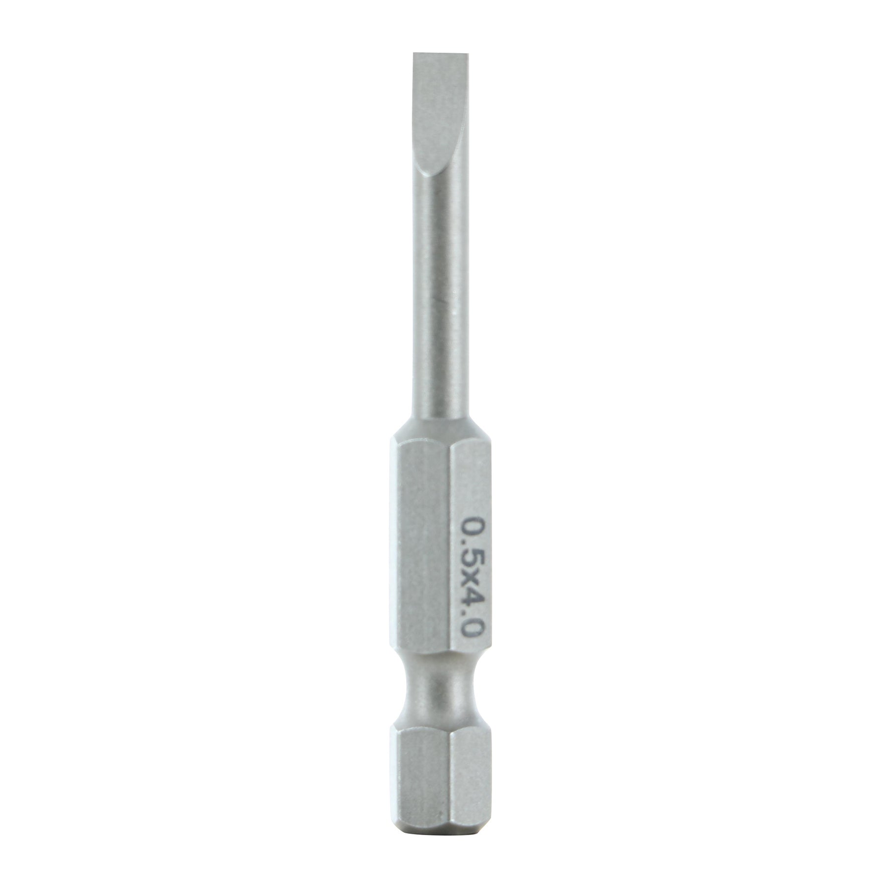 Wiha 74009 Slotted Bit 4.0 x .5 - 50mm - 10 Pack