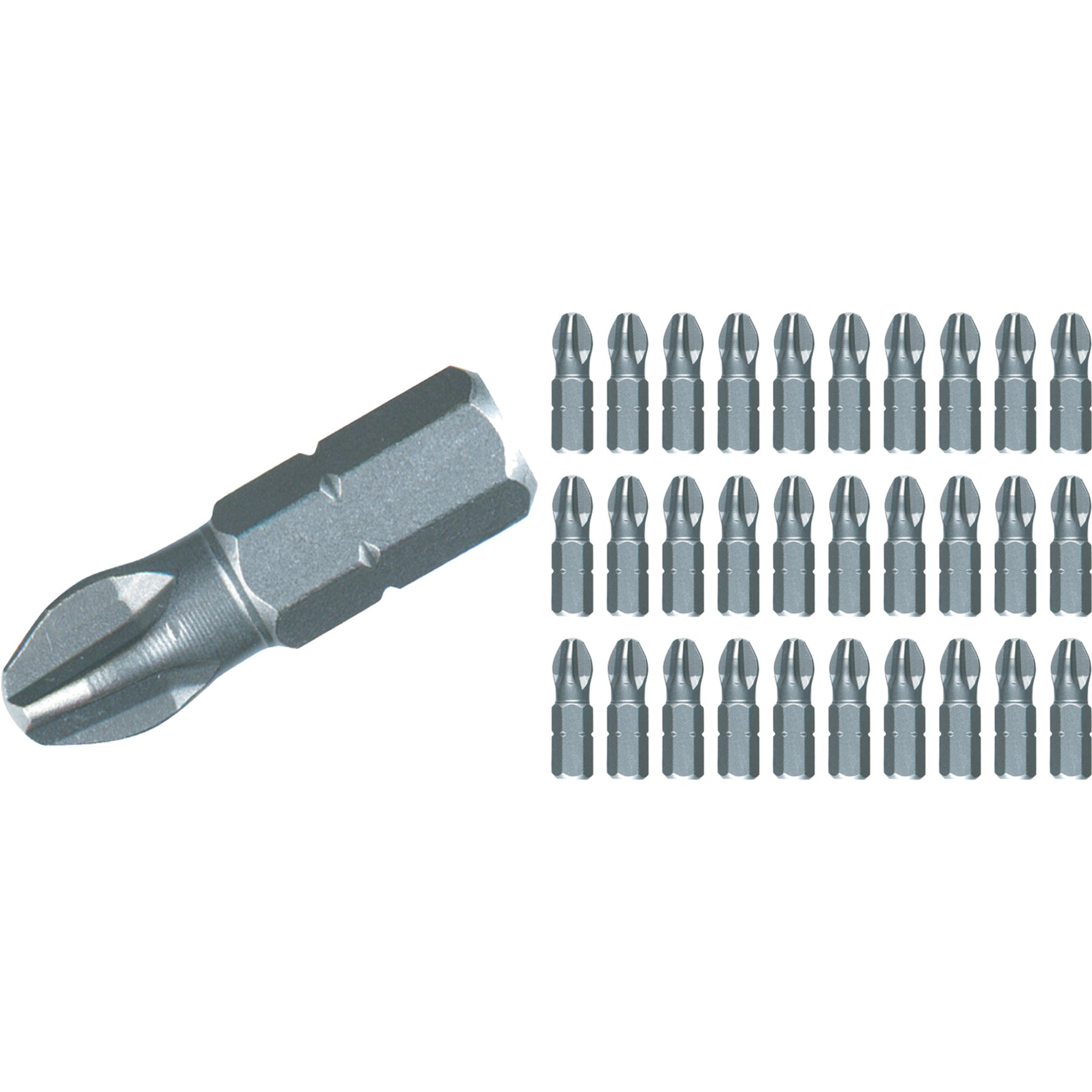 Phillips Contractor Bit #3 - 25mm - 30 Pack