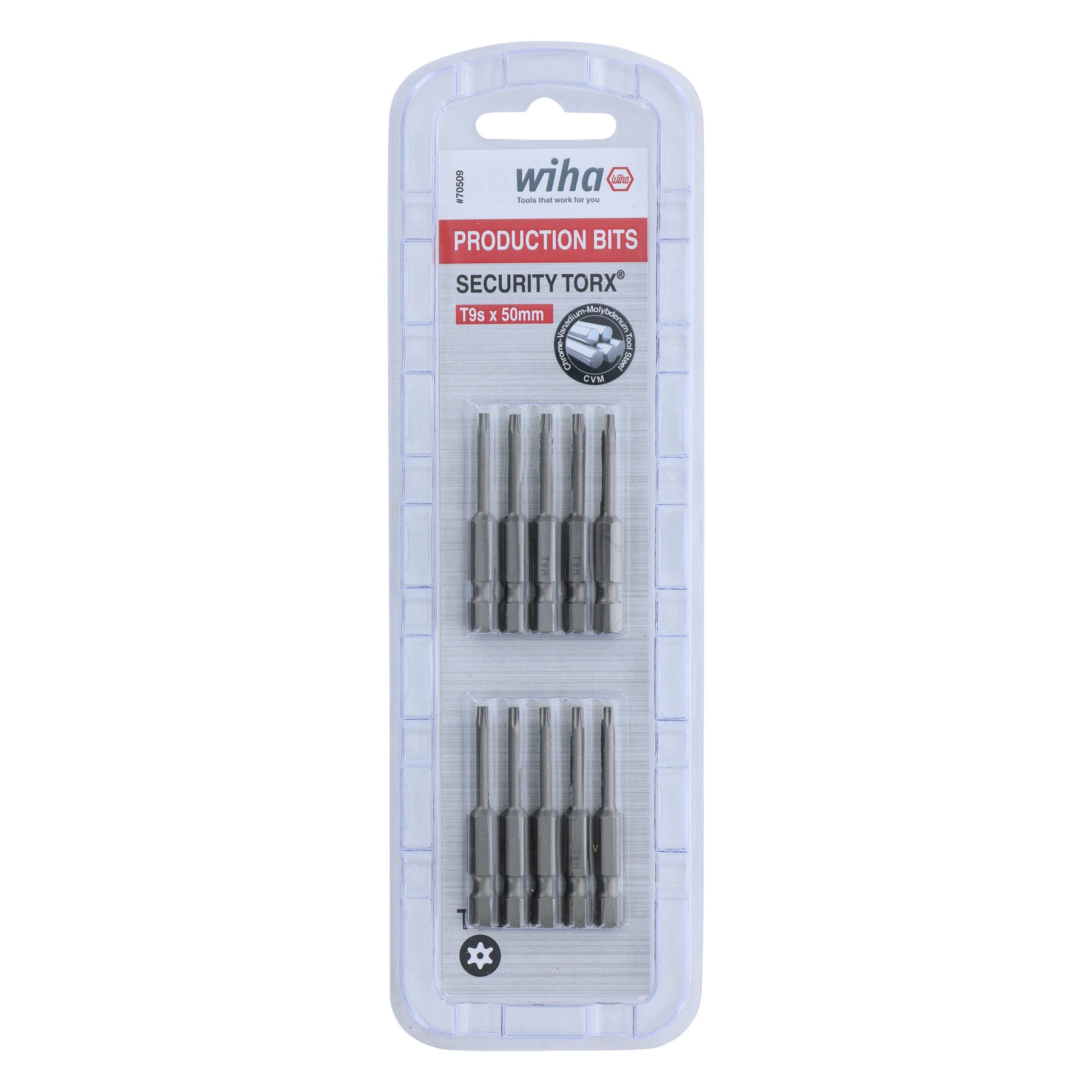 Security Torx Bit T9s - 50mm - 10 Pack