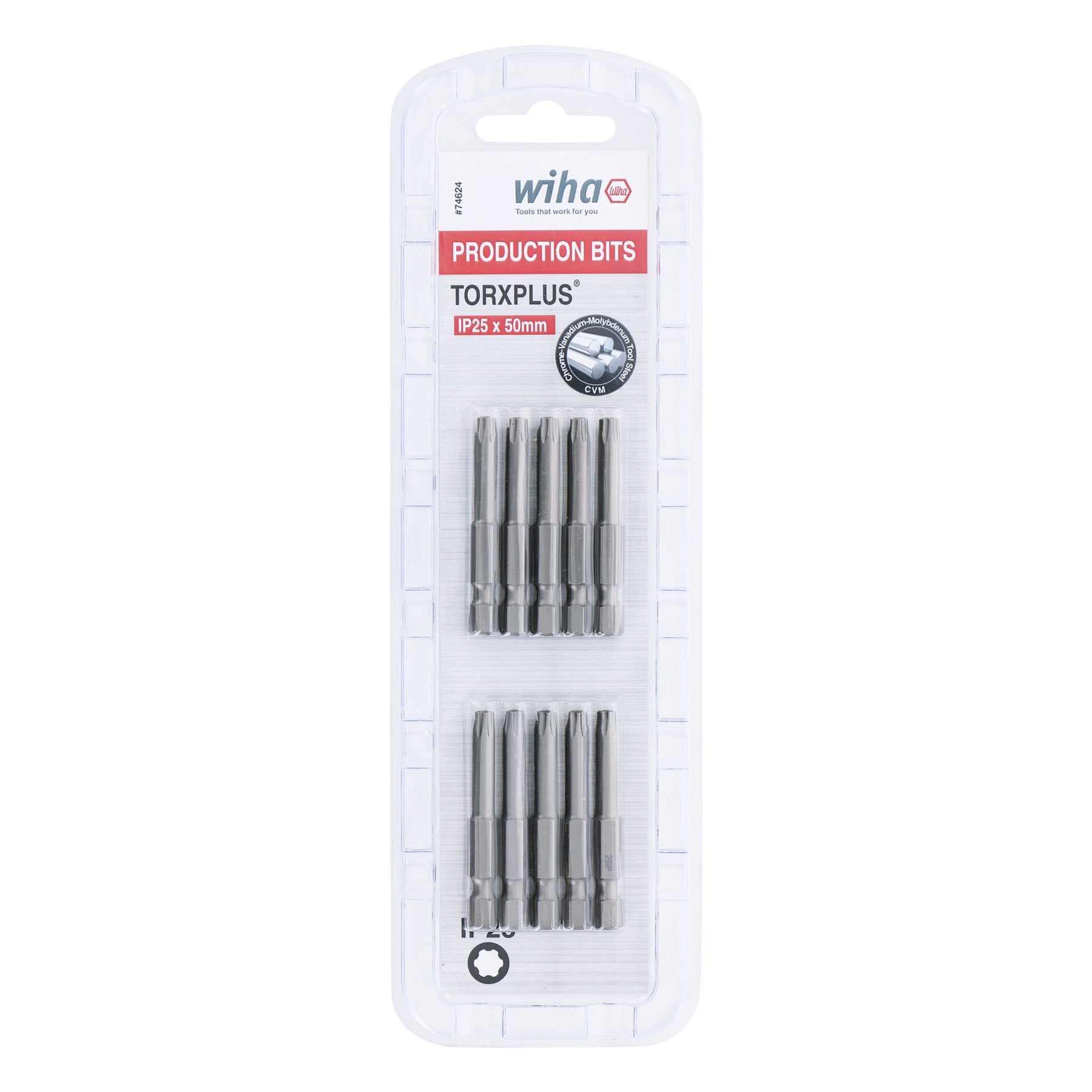 TorxPlus Bit IP25 - 50mm - 10 Pack
