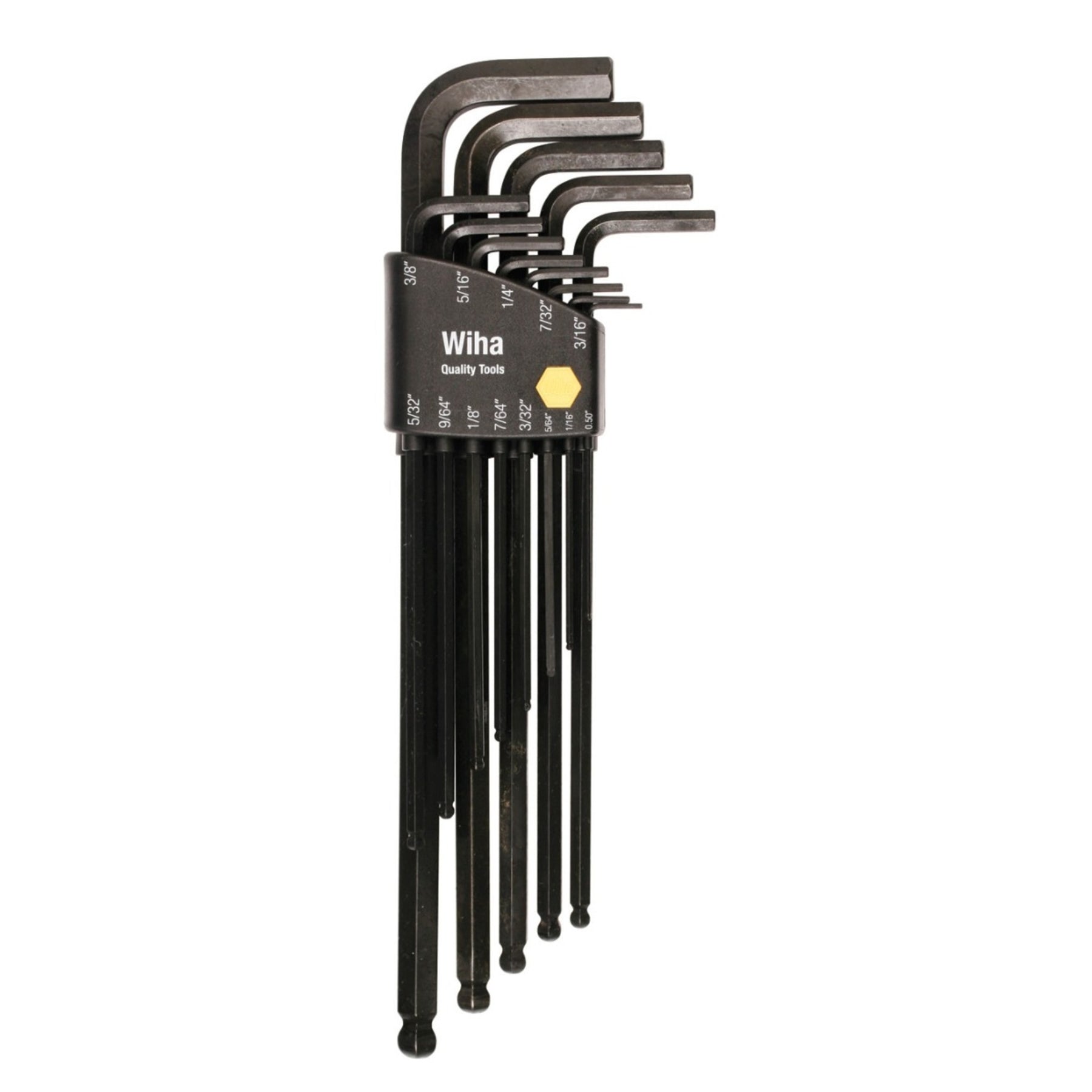 Wiha 36991 13 Piece Ball End Long Arm Hex L-Key Set - Inch
