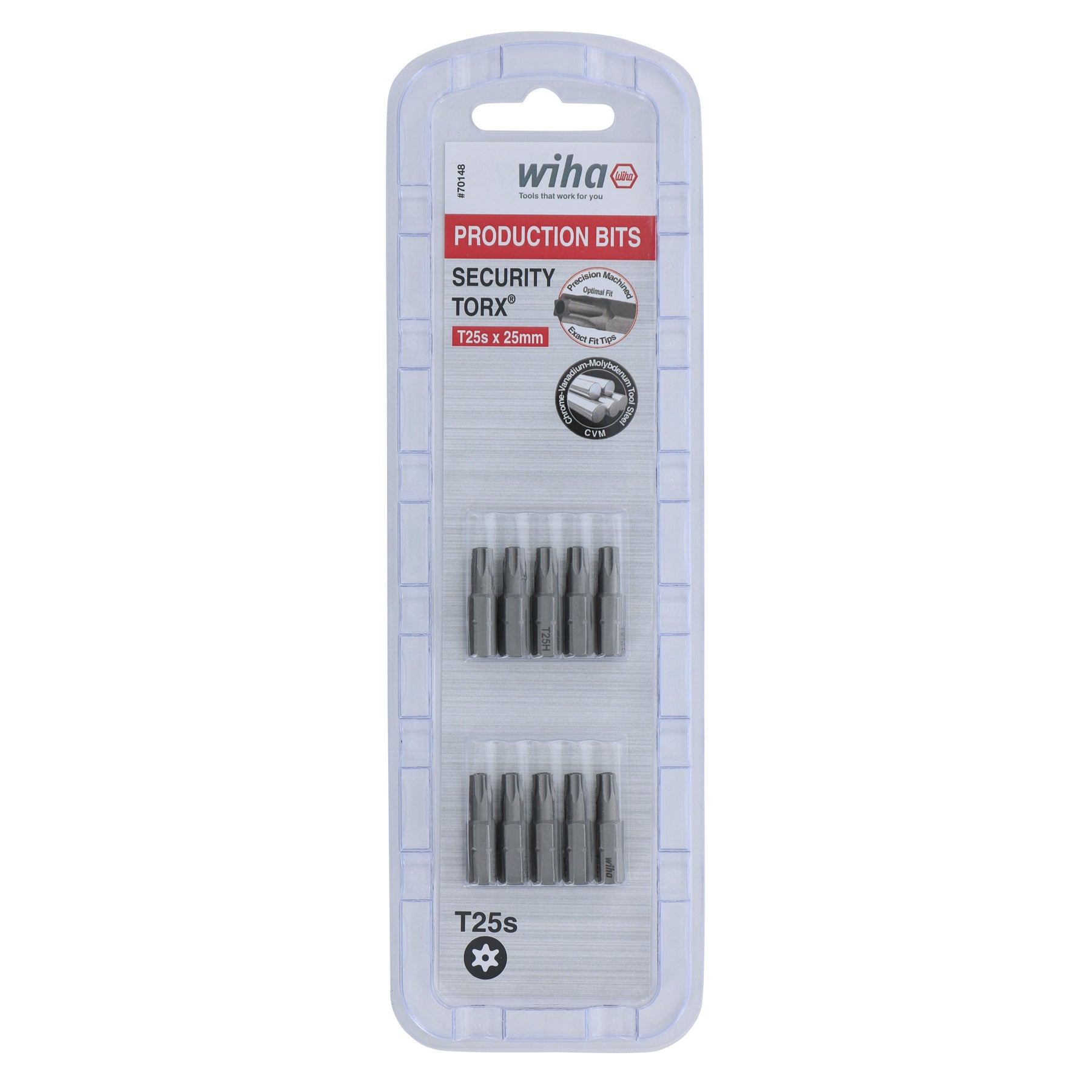 Security Torx Bit T25s - 25mm - 10 Pack