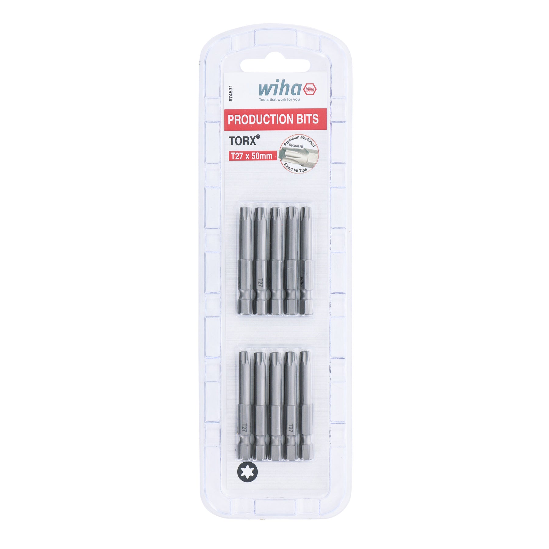 Torx Bit T27 - 50mm - 10 Pack