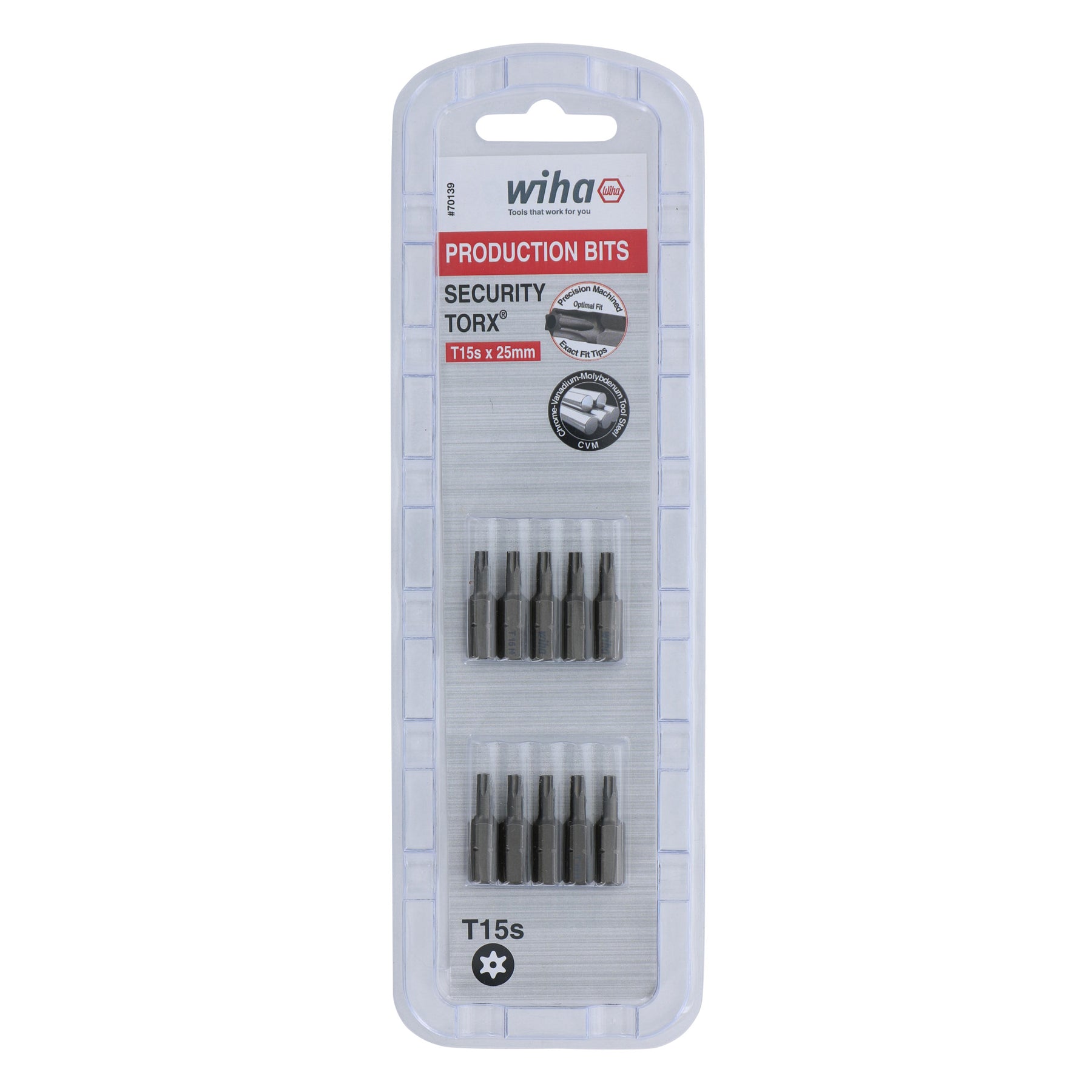 Security Torx Bit T15s - 25mm - 10 Pack