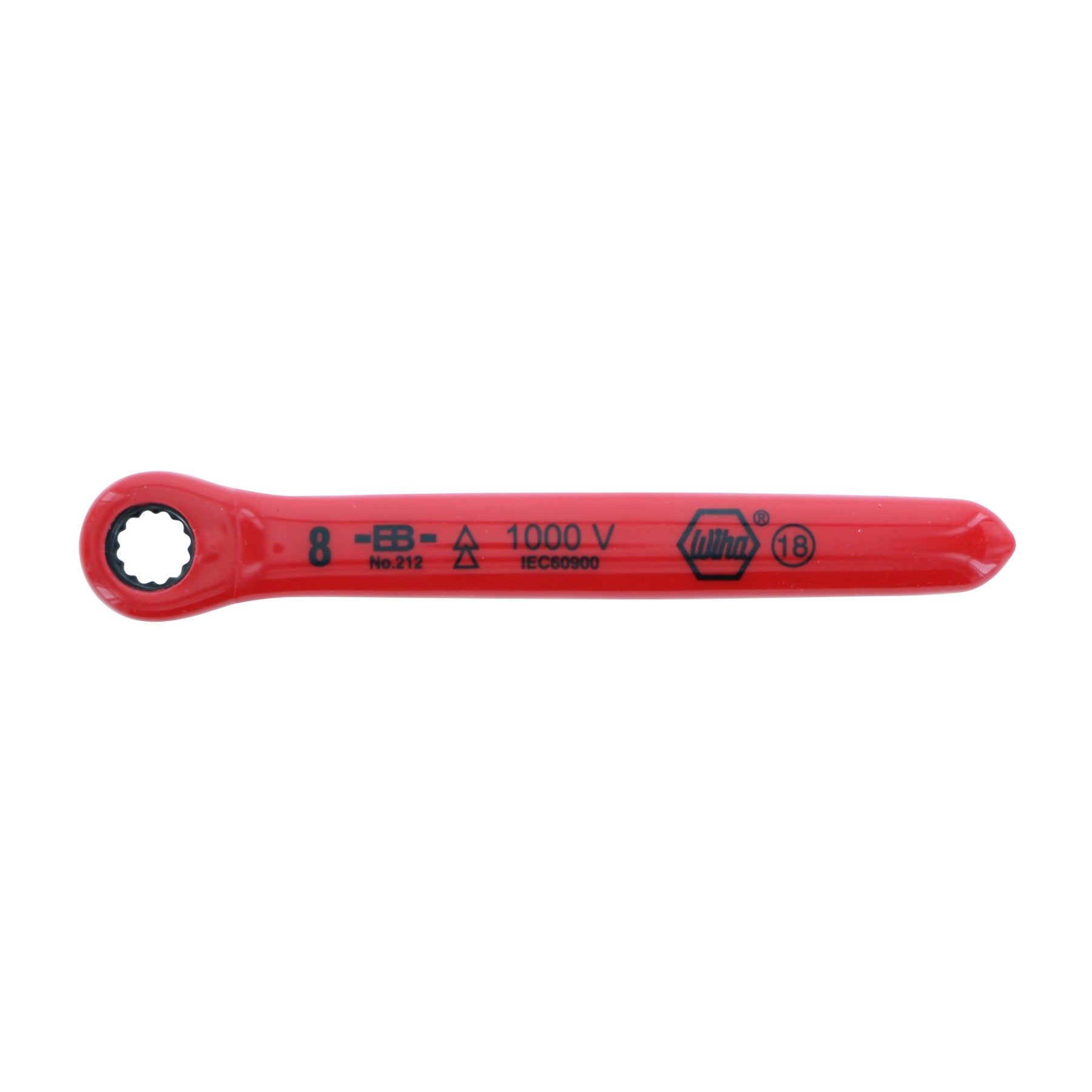 Wiha 21208 Insulated Ratchet Wrench 8mm