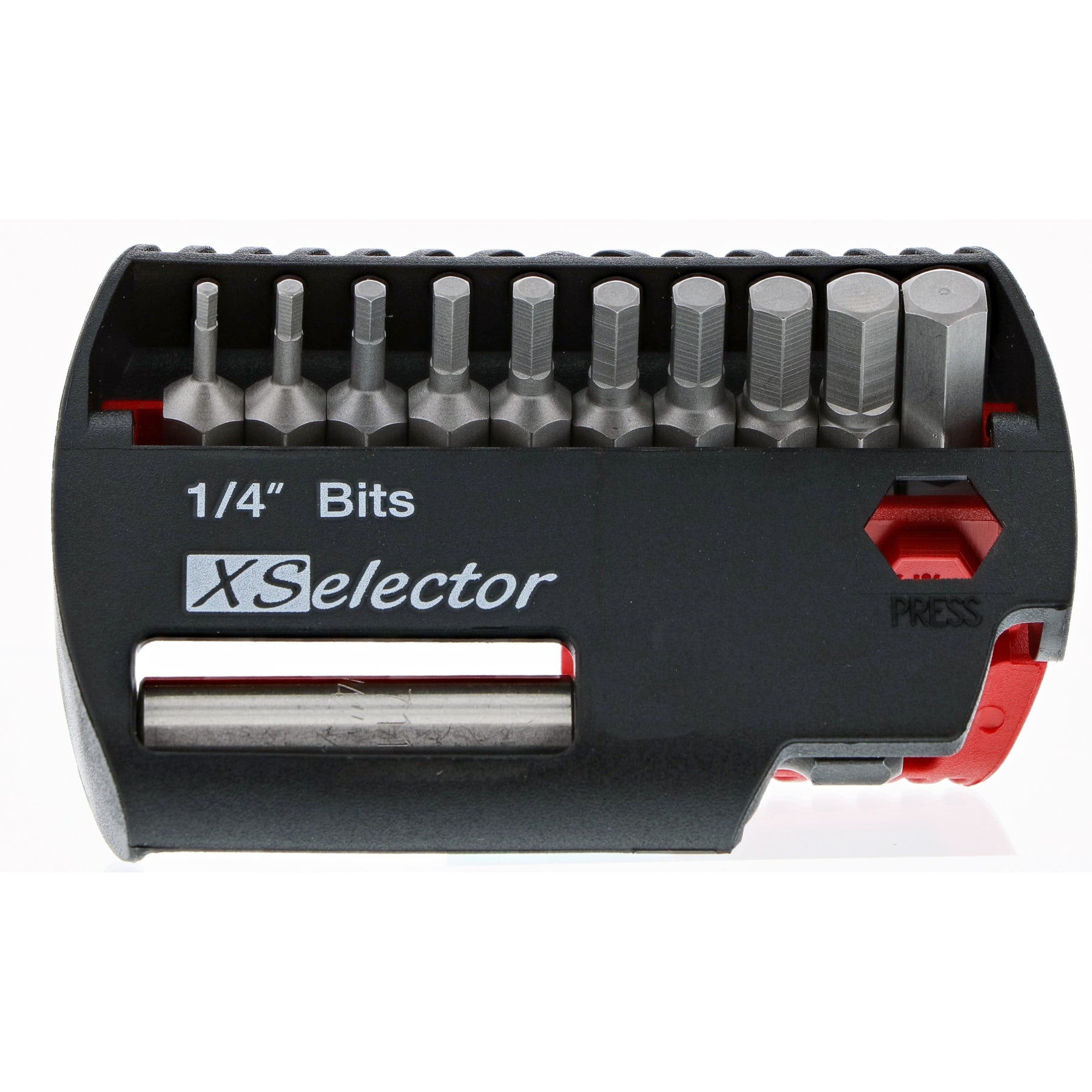 Wiha 79446 11 Piece Hex XSelector and Magnetic Bit Holder Set - 1/16" - 1/4"