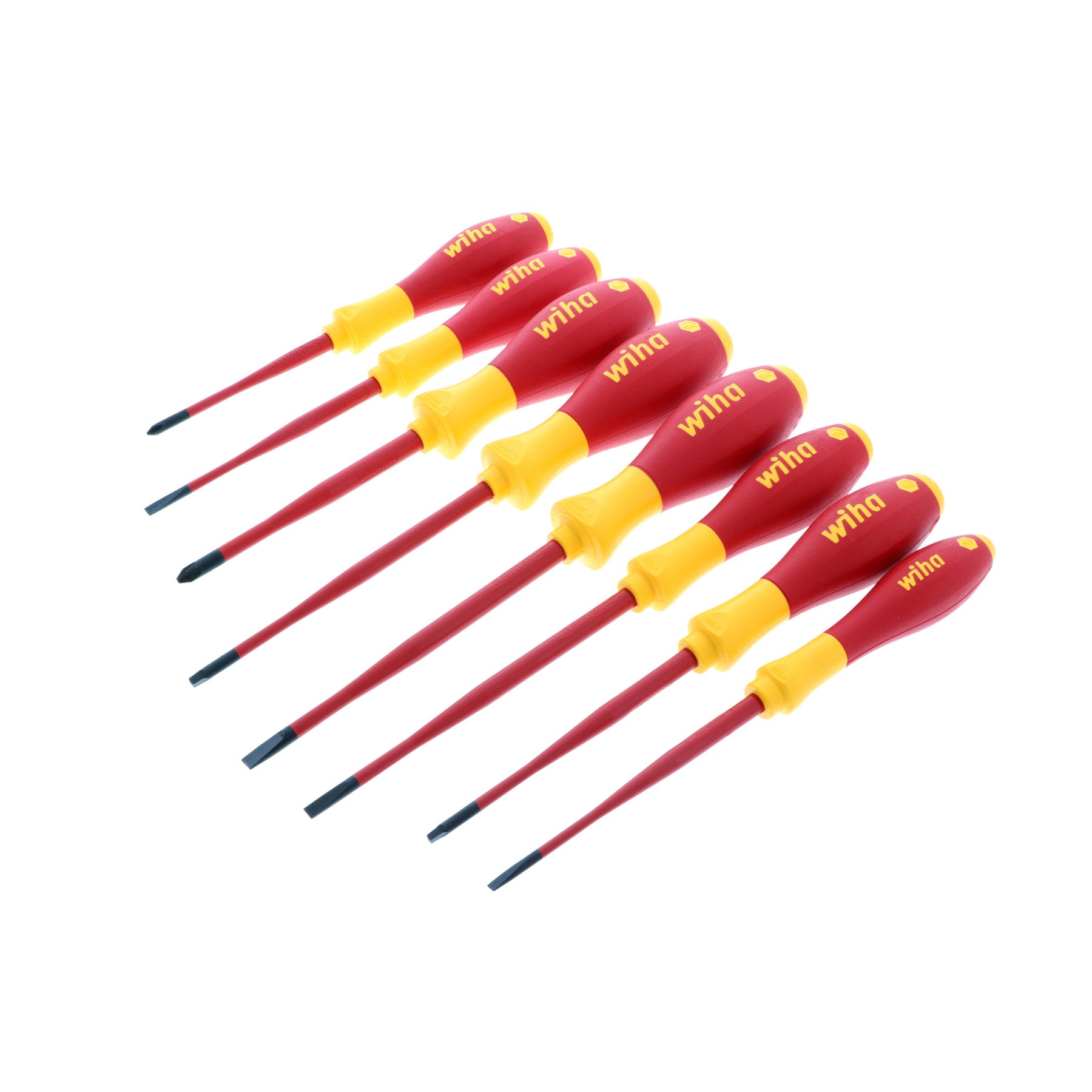 Wiha 32197 8 Piece Insulated SlimLine Screwdriver Set