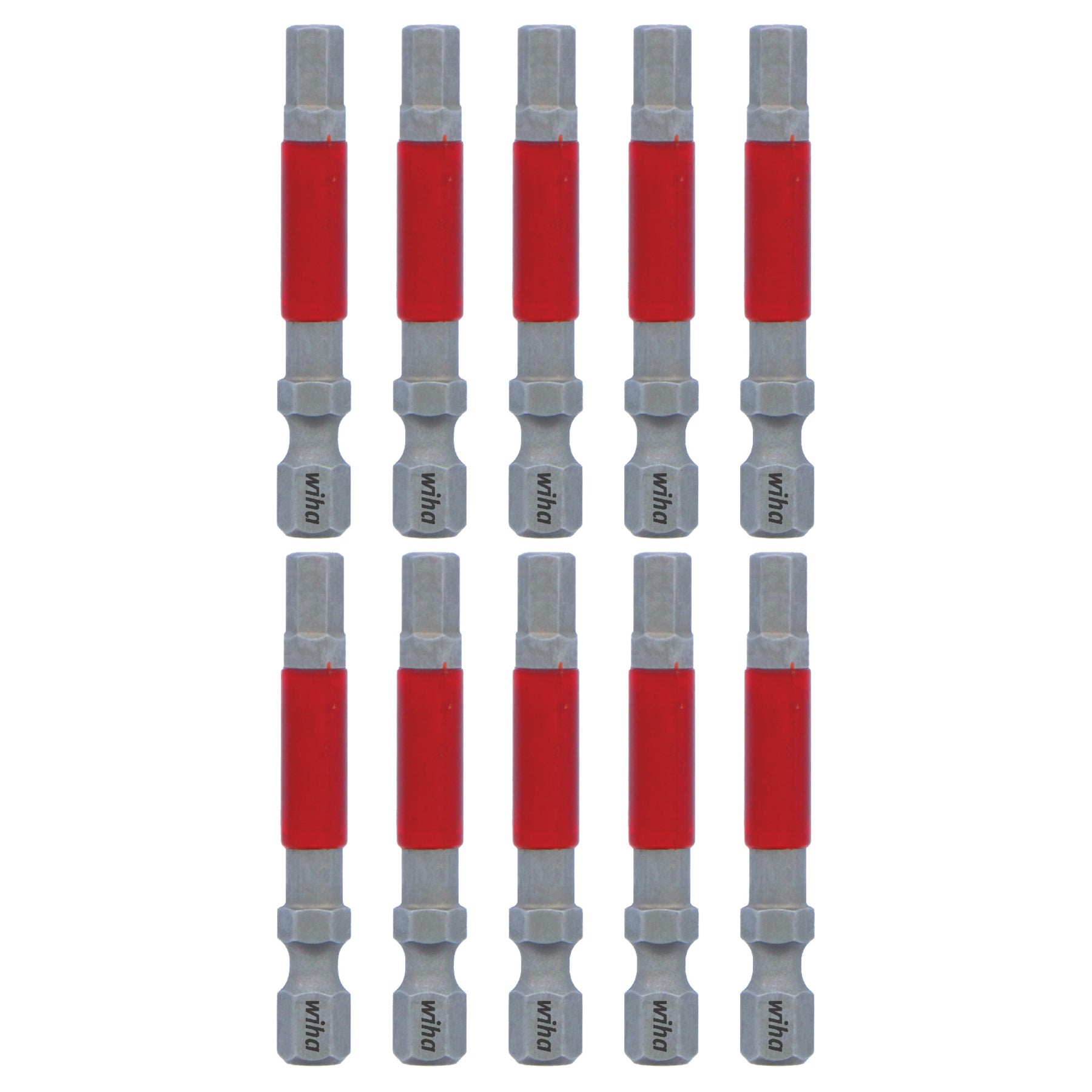 Wiha 76565 MaxxTor Impact Power Bit Hex 5.0mm x 49mm - 10 Pack