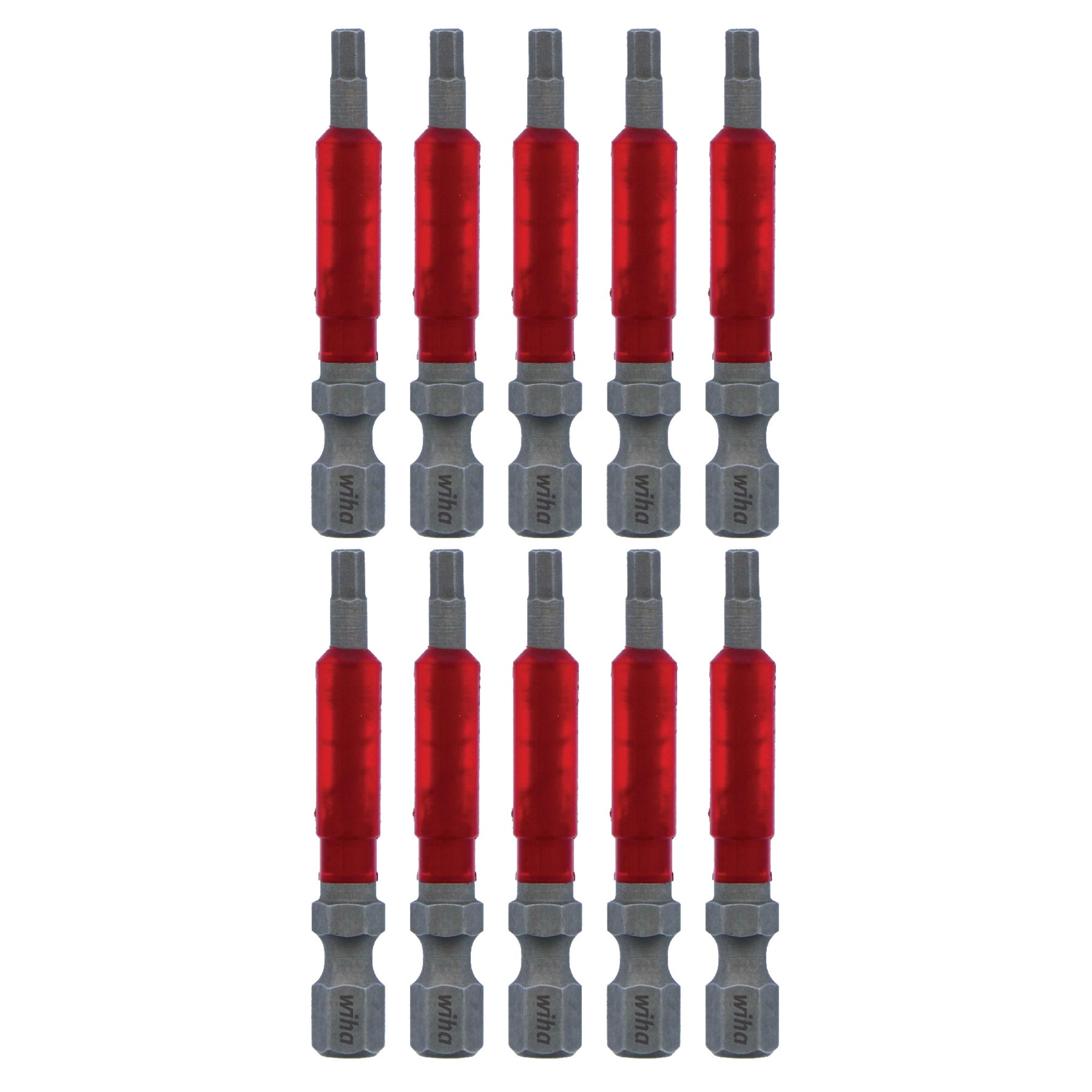 Wiha 76563 MaxxTor Impact Bit Hex 3.0mm x 49mm - 10 Pack