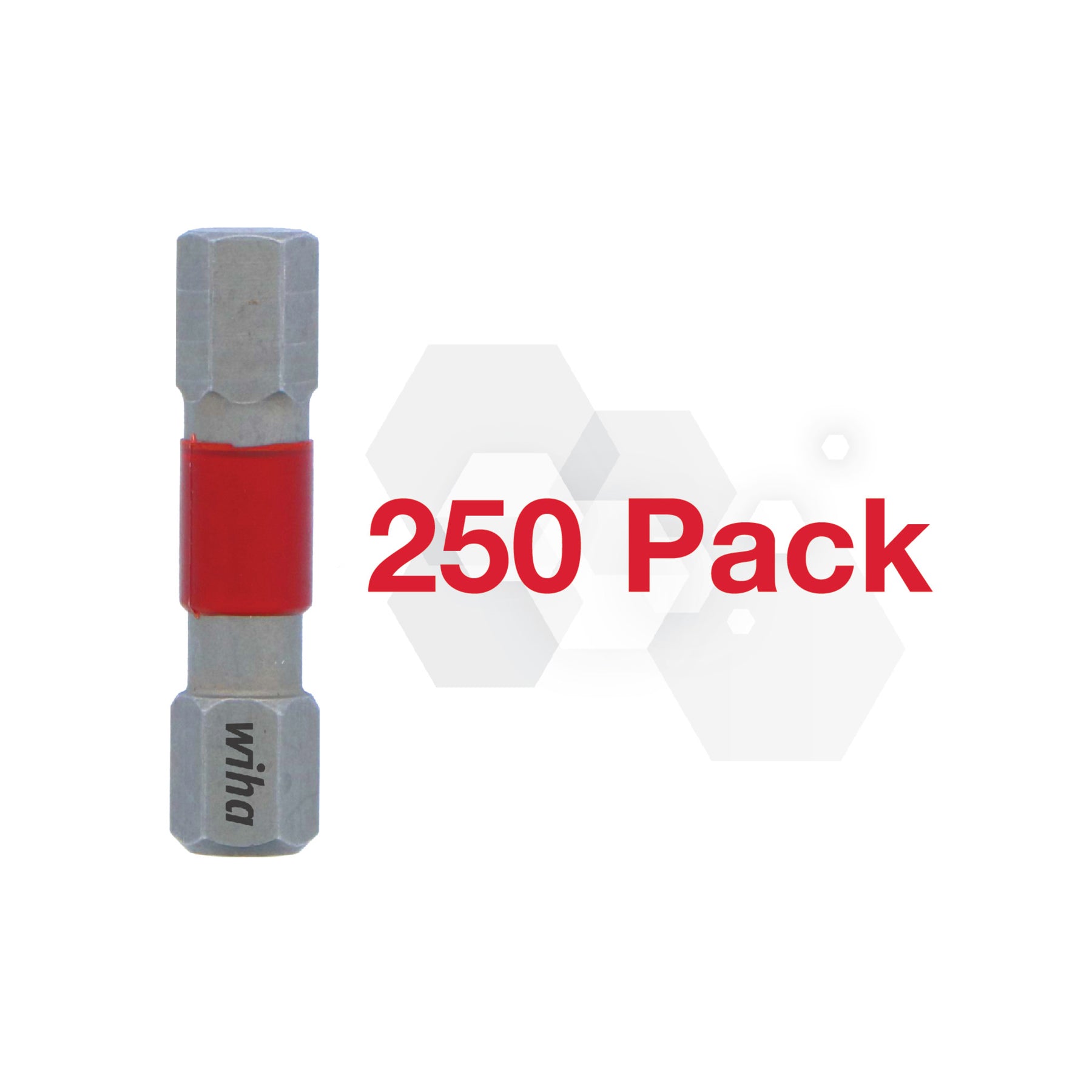 Wiha 76520 MaxxTor Impact Bit Hex 6.0mm - 29mm - 250 Pack