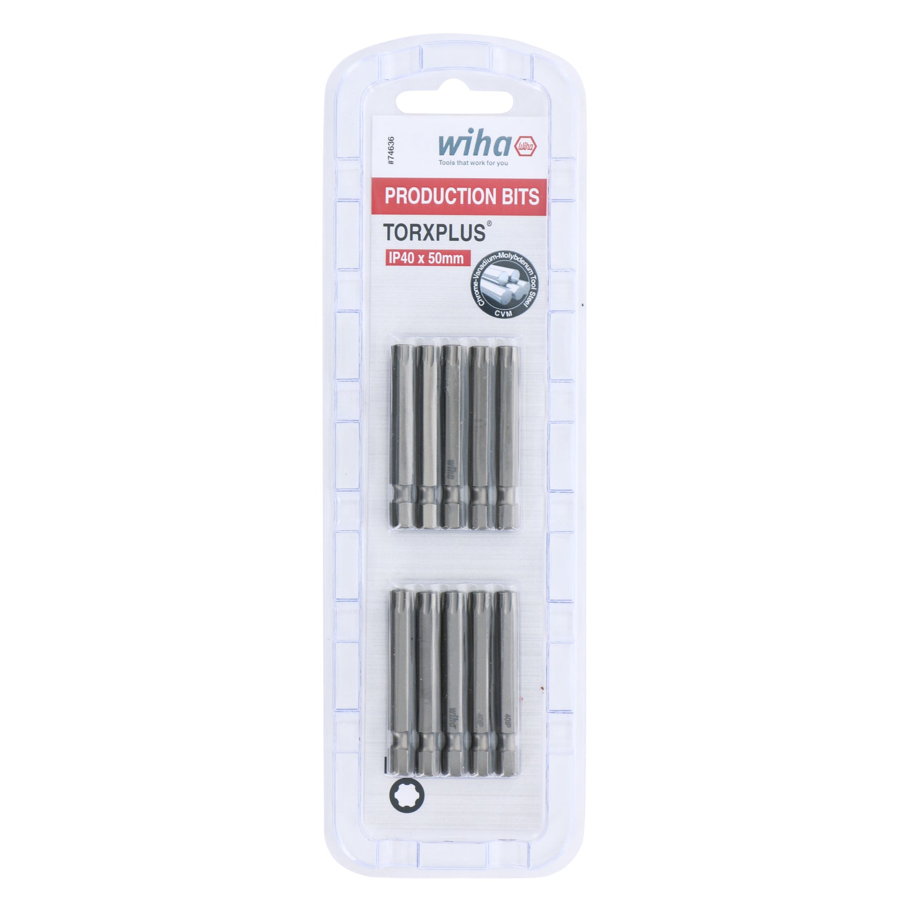 TorxPlus Bit IP40 - 50mm -  10 Pack