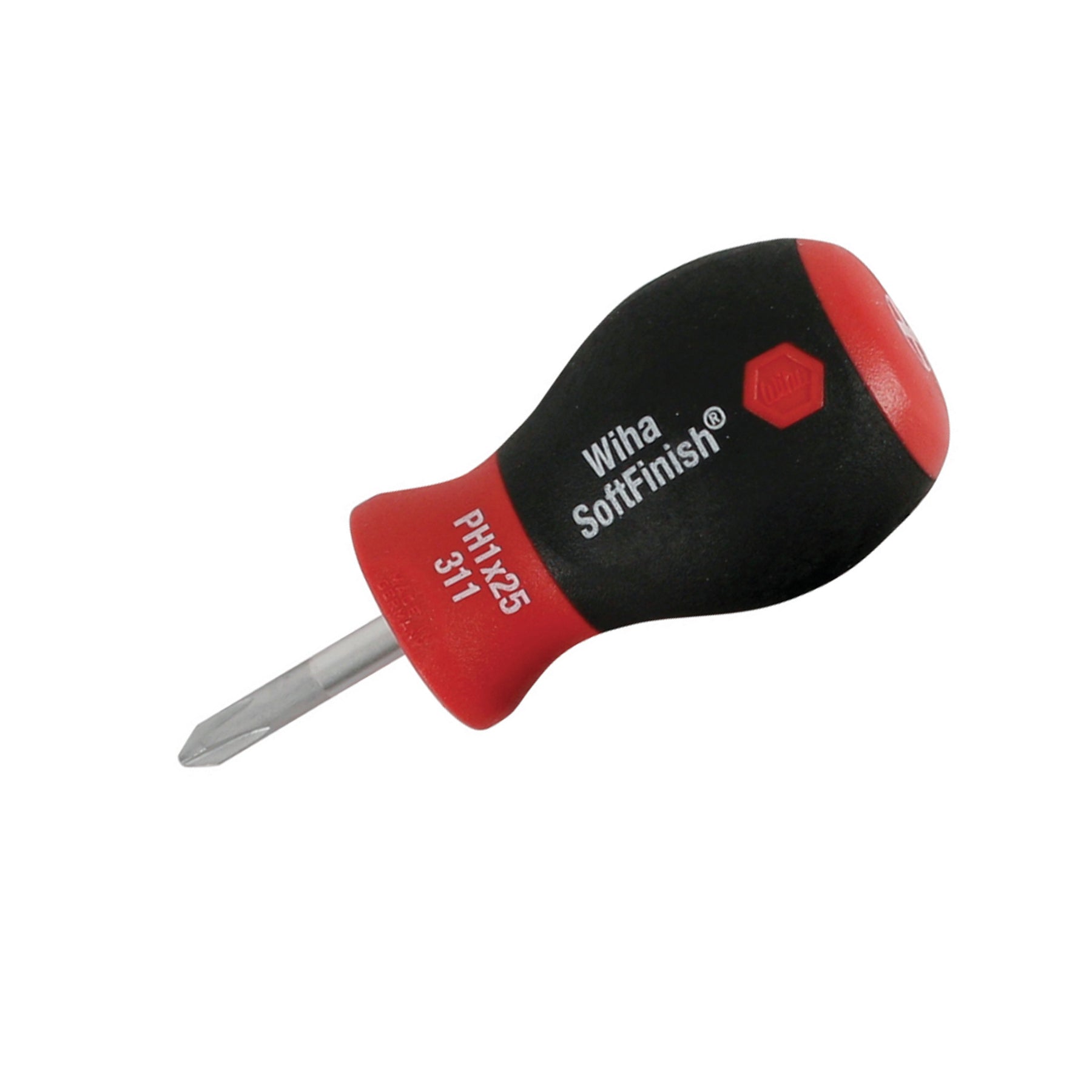 SoftFinish Phillips Stubby Screwdriver #1 x 25mm