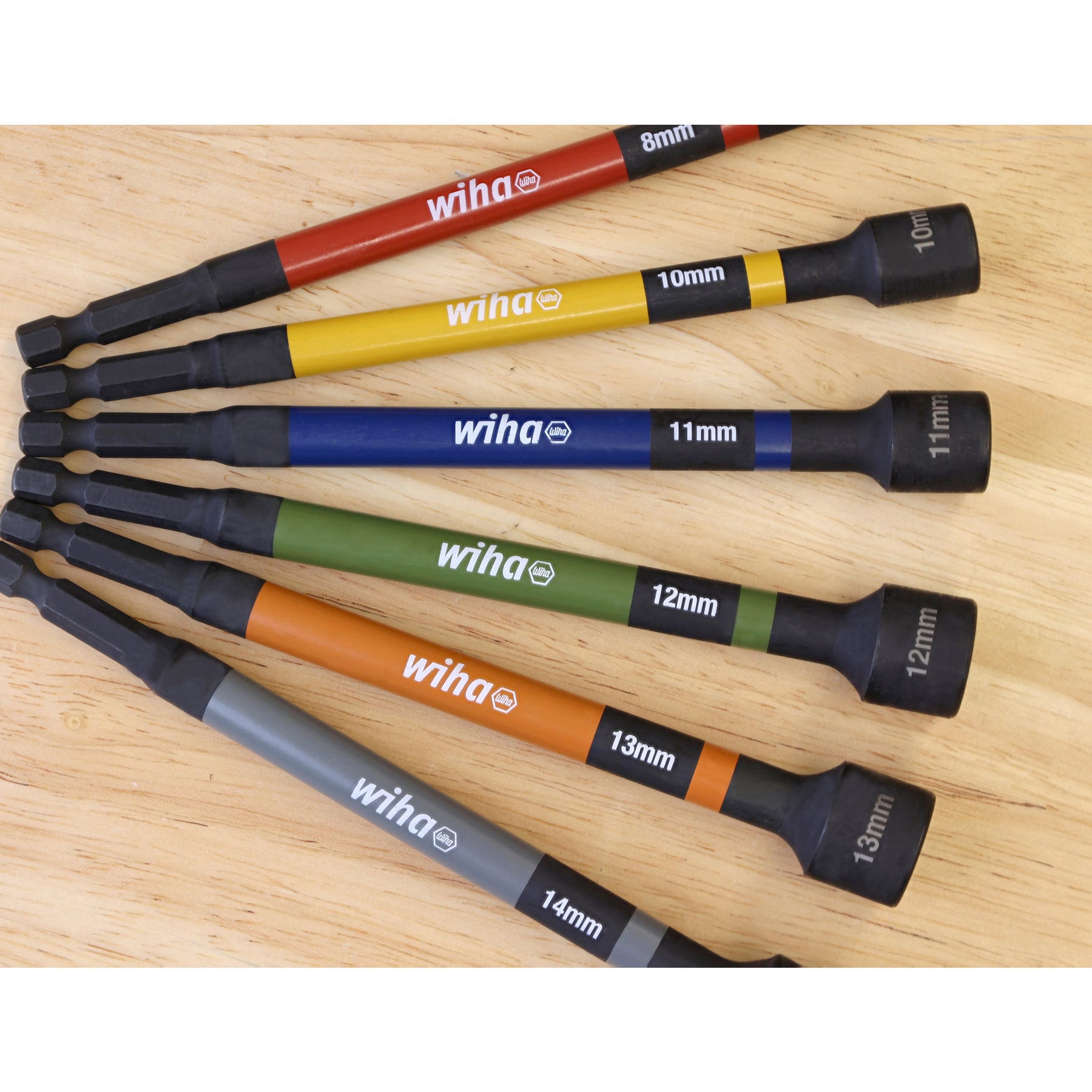 6 Piece Color Coded Magnetic Nut Setter Metric Set