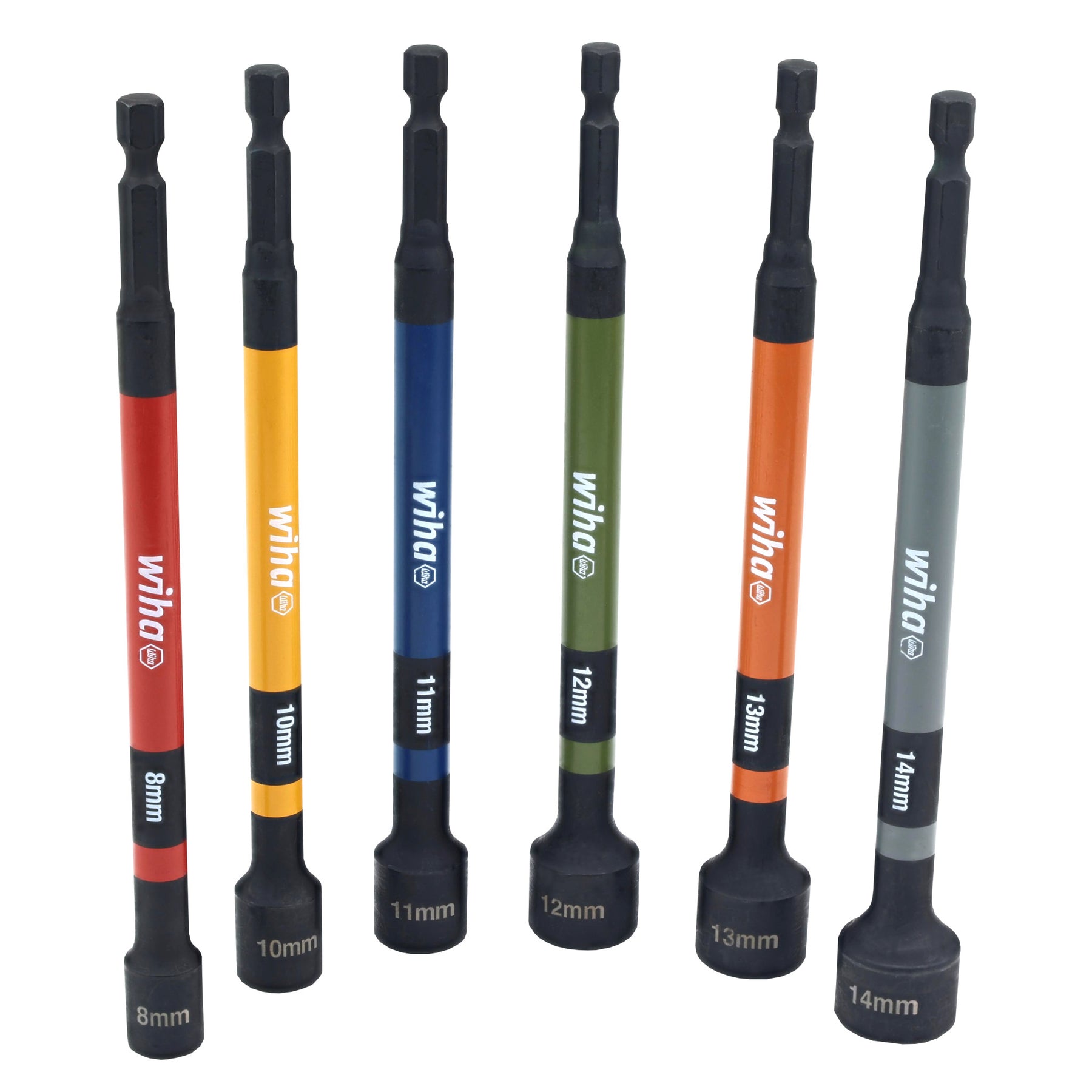 6 Piece Color Coded Magnetic Nut Setter Metric Set