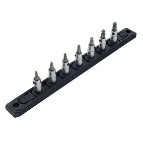7 Piece Ball End Hex Socket Set 1/4" Drive - SAE