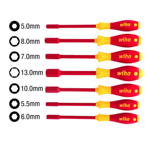 7 Piece Insulated SoftFinish Nut Driver Set - Metric