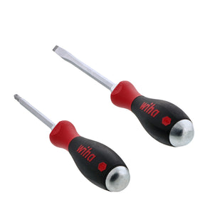 2 Piece SoftFinish XHeavy Duty Slotted and Phillips Screwdriver Set
