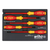 5 Piece Insulated SoftFinish Cushion Grip Screwdriver Tray Set