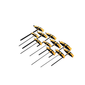 11 Piece SoftGrip Hex SAE T-Handle Set