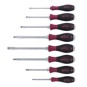 8 Piece MicroFinish XHeavy Duty Slotted and Phillips Screwdriver Set
