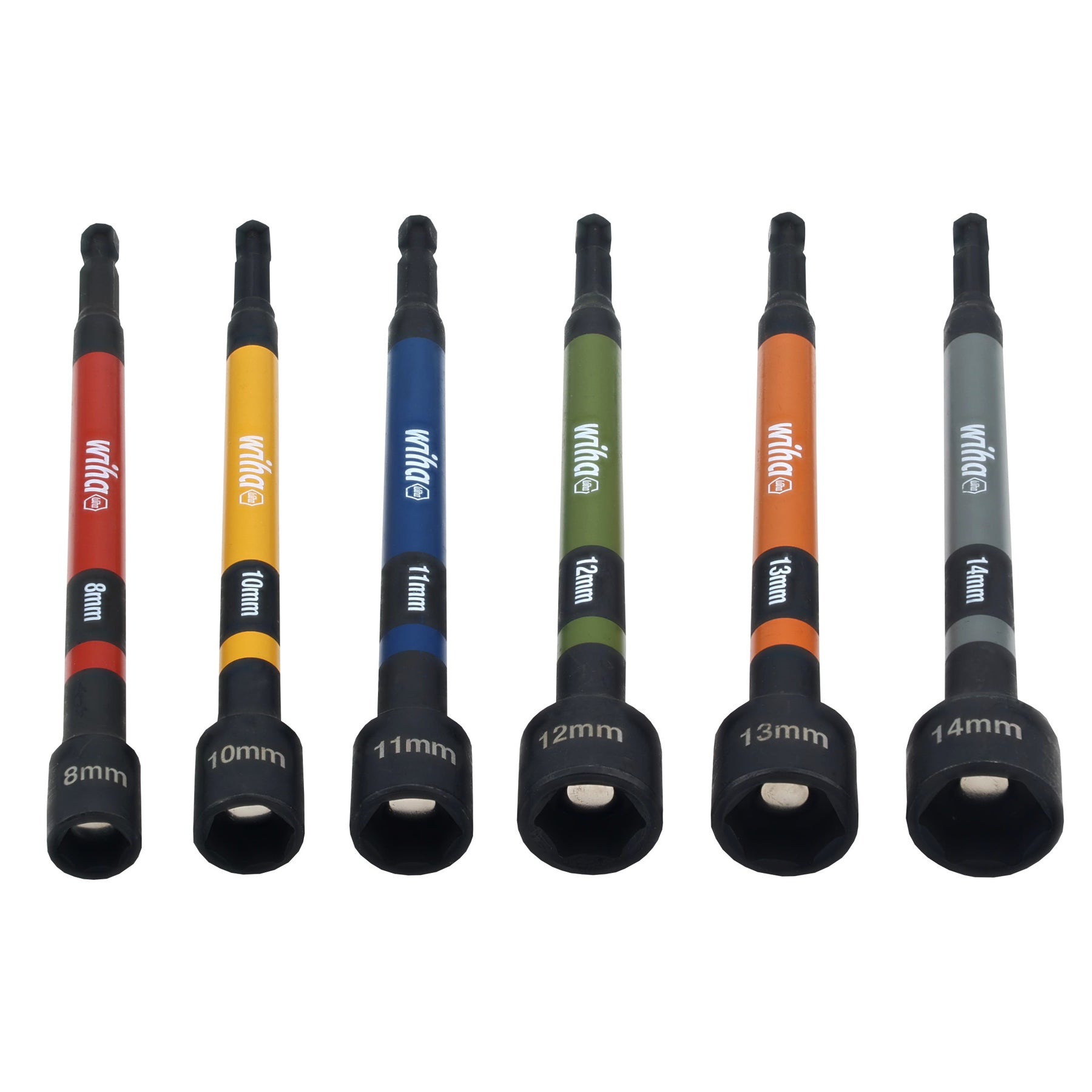 6 Piece Color Coded Magnetic Nut Setter Metric Set