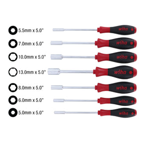 7 Piece SoftFinish Nut Driver Set - Metric