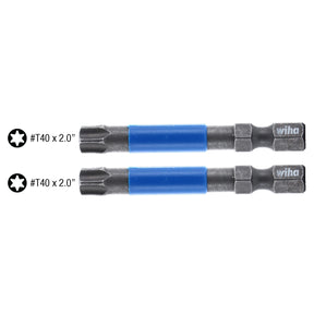 TerminatorBlue Impact Bit Torx T40 - 2 Inch - 2 Pack