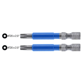 TerminatorBlue Impact  Bit Torx T25 - 2 Inch - 2 Pack
