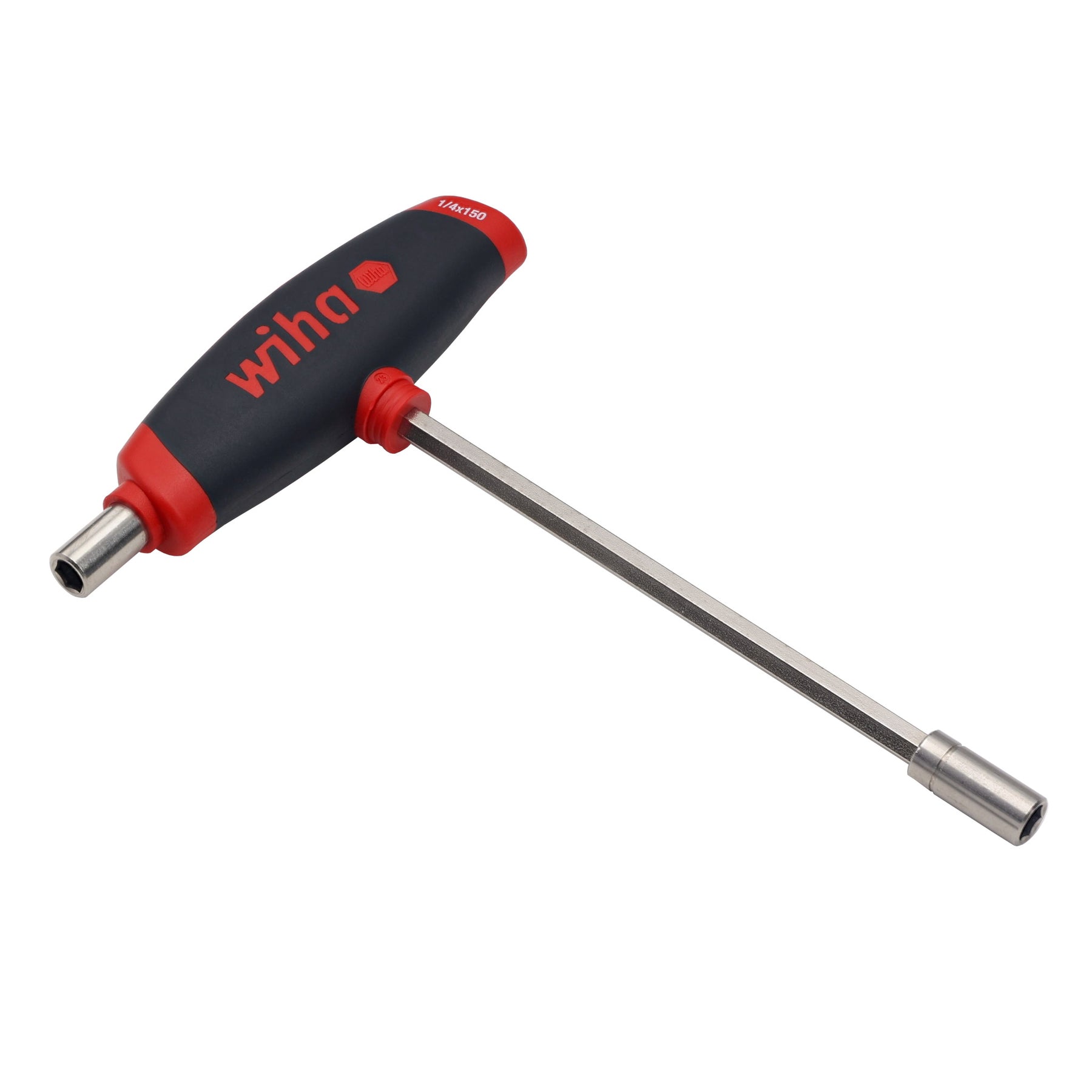 SoftGrip T-Handle Dual Drive Magnetic 1/4" Bit Holders