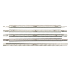 Wiha 28474 5 Piece Drive-Loc VI Hex Blade Set