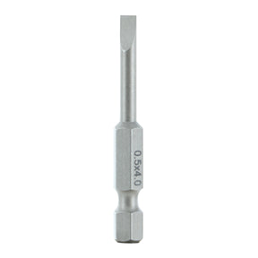 Wiha 74009 Slotted Bit 4.0 x .5 - 50mm -  10 Pack