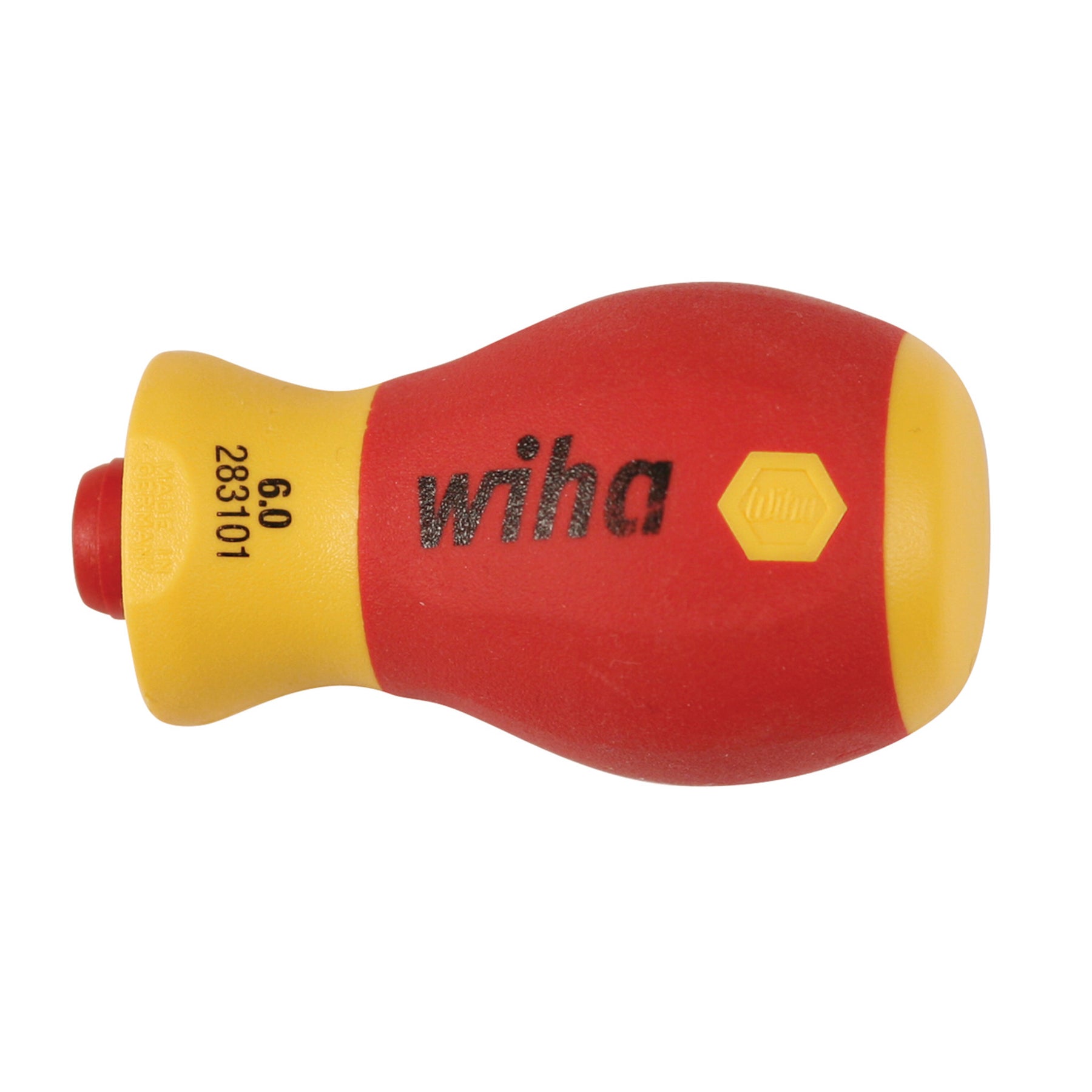 Wiha 28401 Insulated SoftFinish Stubby SlimLine Blade Handle