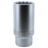 Wiha 33884 12 Point - 1/2" Drive Deep Socket 28.0mm