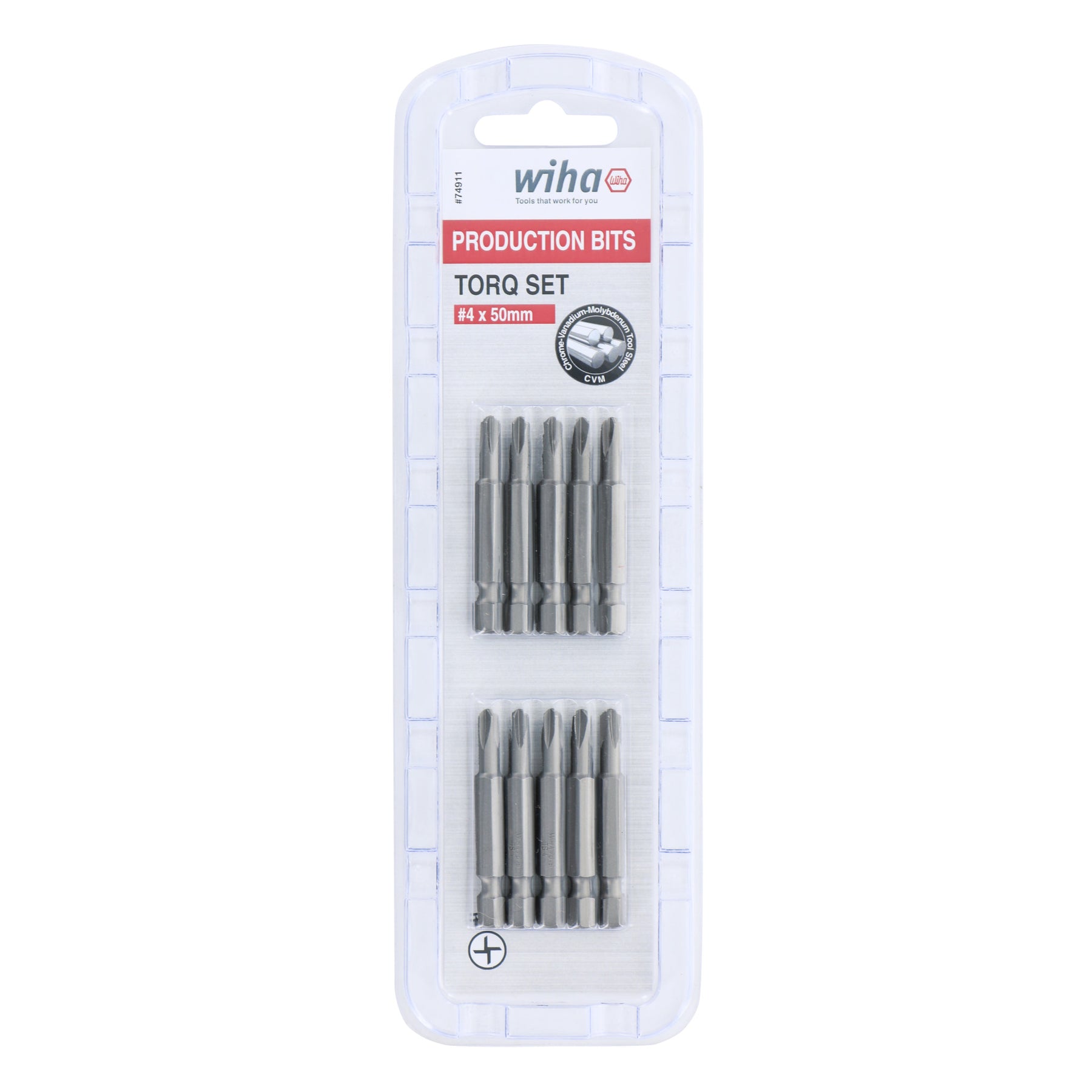 Torq-Set Bit #4 - 50mm -  10 Pack