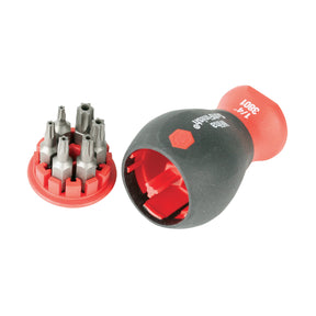 7 Piece SoftFinish Stubby Bit Holder Set - Security Torx