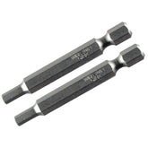 Wiha 73931 Hex Bit 4.0 - 70mm - 2 Pack