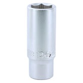 Wiha 33351 6 Point - 1/4 Inch Drive Deep Socket - 14.0mm x 50mm