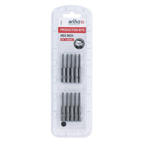 Hex Bit 1/8 - 50mm -  10 Pack
