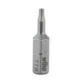 Wiha 70127 Security Torx Bit T7s - 25mm - 10 Pack