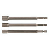 Wiha 70493 3 Piece 1/4" Drive Nut Setter Set - 1/4" - 5/16" - 3/8'' x 12"