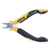 Wiha 32703 Electronic  ESD Safe Precision Tapered Head Semi Flush Cutters