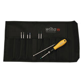Wiha 26994 9 Piece ESD Safe Drive-loc VI Blade Set in Canvas Pouch