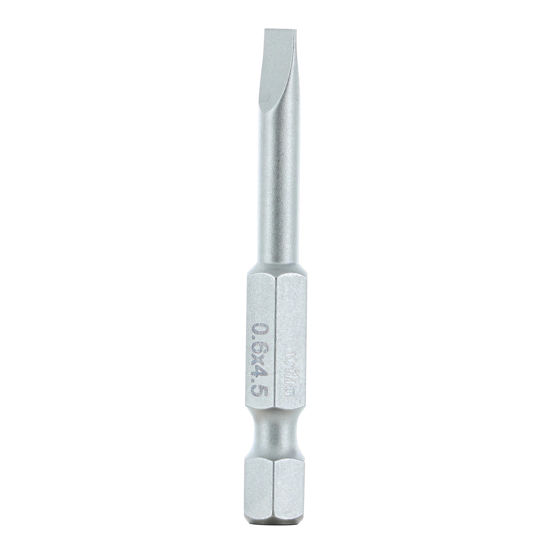 Wiha 74012 Slotted Bit 4.5 - 50mm -  10 Pack