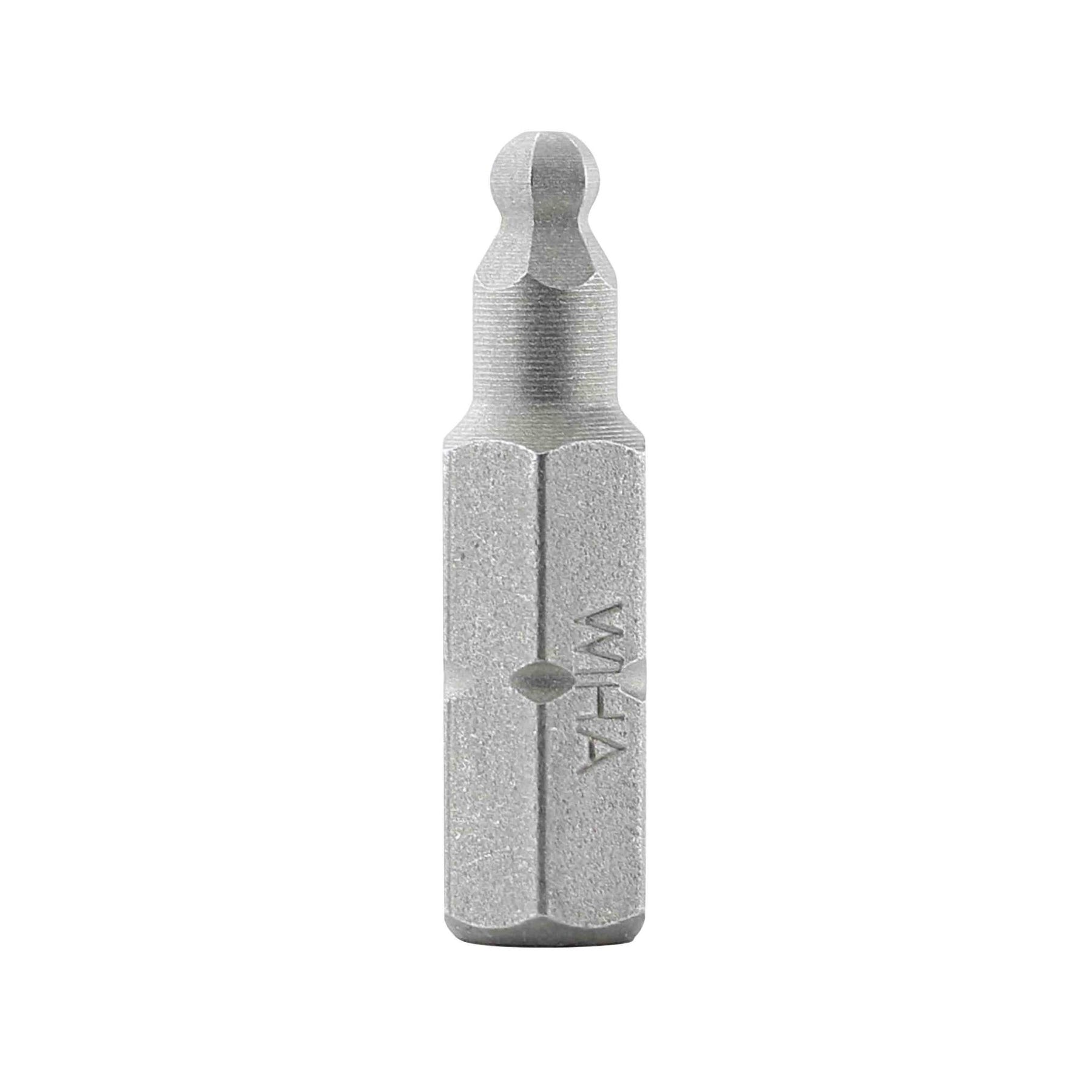 Wiha 71703 Ball End Hex Bit 1/8 - 25mm - 10 Pack