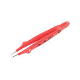 Wiha 75215 Insulated Tweezers Straight Blunt 6"